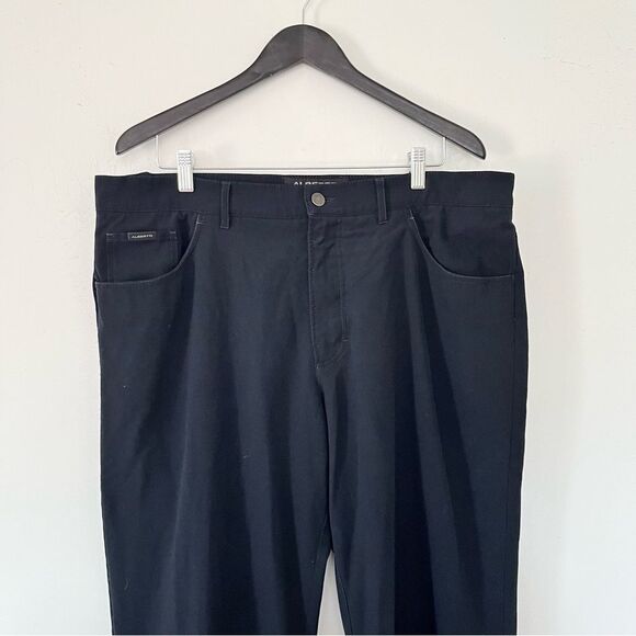 Alberto Ceramica Black "Tom" Wrinkle Resistant Comfort Fit Dress Pants - Picture 5 of 8